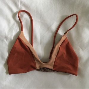 Acacia swimwear Pupukea top size S